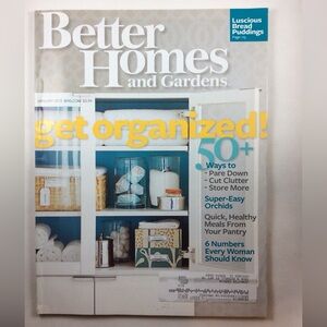 Better Homes and Gardens Magazine January 2010